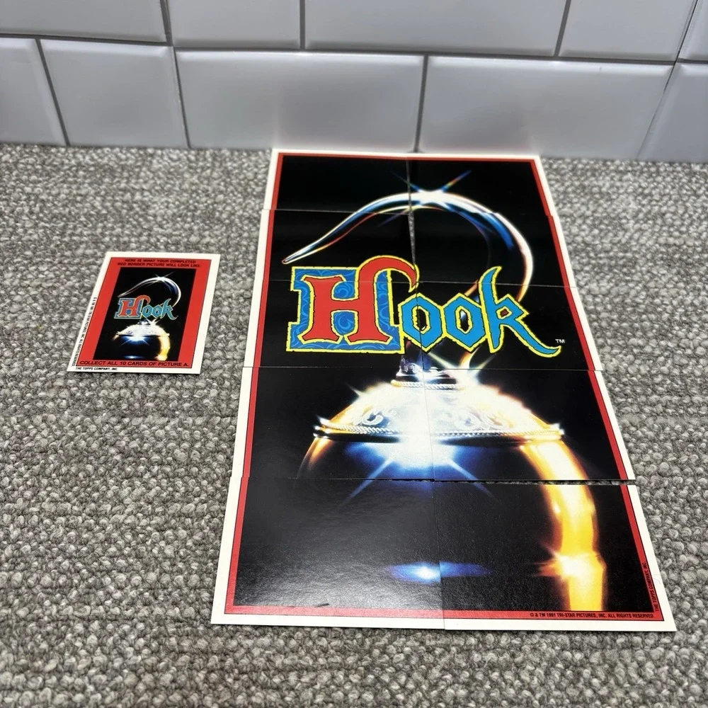 Topps‎ 1991 Hook Movie Complete 99 Set W 11 Stickers Robin Williams Peter Pan